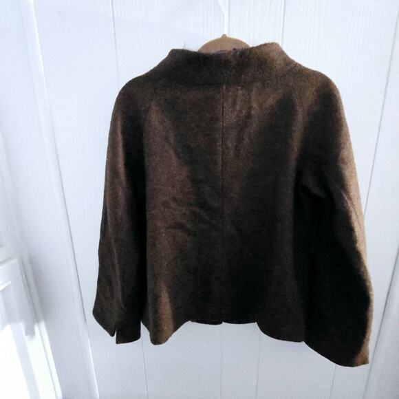 Shiatzy Chen Wool Blend Brown Jacket Size F 36 (US size 6)– Minimalist, Designer - Picture 2 of 14